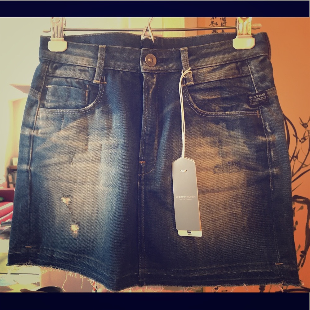 G-Star denim / jean mini skirt